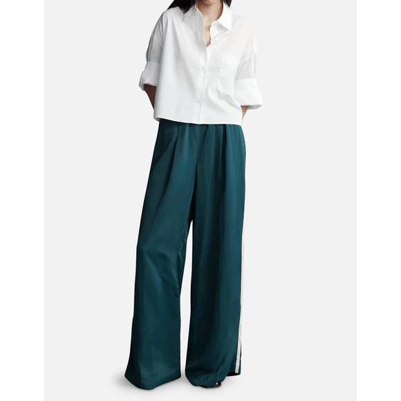 NEW TWP eva wide leg pants in ponderosa pine